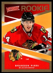2010-11 Upper Deck Victory Gold Rookie RC Brandon Pirri #344